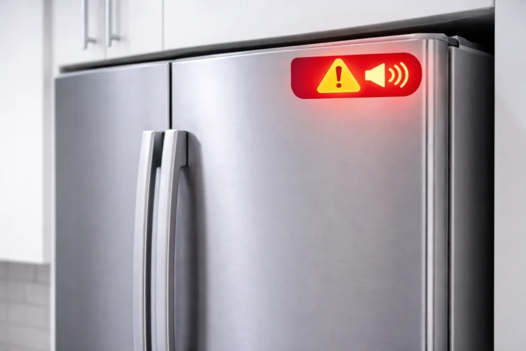 Koelkast maakt geluid